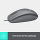 Миша комп'ютерна Logitech Mouse M100 Black (910-006652) (6853362) - зображення 3