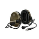 Военные горизонтальные наушники активные 3M PELTOR ComTac VI NIB Headset с 1 аудиовыходом J11 - изображение 1