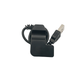 Универсальный USB кабель для зарядки смарт-часов / 2 Pin, 4 mm / 30 см. / Черный - изображение 6
