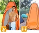 Палатка для душа туалета и переодевания Jasted 115 x 115 x 190 см Оранжевая - изображение 5