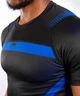 Рашгард с коротким рукавом Venum Nogi 3.0 Short Sleeves Rashguard Black Blue (VENUM-04236-101-S) - изображение 3