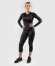 Женский рашгард Venum Defender Rashguard Long Sleeves Black Black (VENUM-03827-114-L) - изображение 8