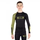 Дитячий рашгард Tatami Kids Essential 3.0 Long Sleeve Rash Guard Black Yellow (ess3-blk-yel-rash-kid-5-6) - зображення 1