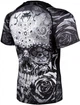 Рашгард Venum Santa Muerte 3.0 Rashguards Short Black White (VENUM-03530-108-XS) - изображение 4