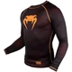 Компрессионная футболка Venum Contender 3.0 Compression T-shirt Long Sleeves Black/Orange (VENUM-03135BO-S) - изображение 3