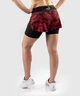 Компрессионные шорты Venum Defender Hybrid Compression Shorts Black Red (VENUM-03828-100-M) - изображение 2