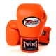 Дитячі боксерські рукавиці Twins Velcro BGVL3 Orange (BGVL3-Kid-Orange-M) - зображення 1