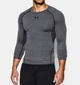 Компрессионная футболка Under Armour HeatGear Compression Long Sleeve Carbon (1257471-090-S) - изображение 1