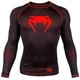 Компресійна футболка Venum Contender 3.0 Compression T-shirt Long Sleeves Black/Red (VENUM-03135BR-L) - зображення 1