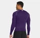 Компресійна футболка Under Armour HeatGear Sonic Compression Long Sleeve Purple (1236223-500-XL) - зображення 2
