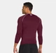 Компрессионная футболка Under Armour HeatGear® Sonic Compression Long Sleeve Maroon (1236223-609-S) - изображение 2