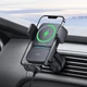 Автодержатель Baseus Wisdom Auto Alignment Car Mount Wireless Charger QI 15W Black (CGZX000001) - изображение 4