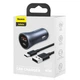 Автомобильное зарядное устройство Baseus Golden Contactor Pro 40W USB-A/USB Type-C with Cable Type-C 1m Dark Gray (TZCCJD-0G) - изображение 5