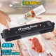 Автоматический вакууматор UKC Vacuum SeaIer-S-90W упаковщик для длительного хранения продуктов Черный + Рулон пакетов 20х500см - изображение 1