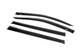 Ветровики с хром молдингом (4 шт, HIC) для Toyota Highlander 2013-2019 гг - изображение 2