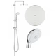 Душевой комплект с термостатом GROHE Grothterm 34567000 + New Tempesta System 200 27389002 - изображение 5