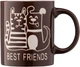 Чашка ARDESTO Best Friends 330 мл Коричнева (AR3471BR) - зображення 2