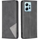 Чехол-книжка с кармашками UniCase Geometric Pattern для Xiaomi Redmi Note 12 - Black - изображение 1