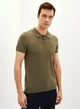 Чоловіче поло LC Waikiki 3XL Хакі (LCW polo-8502) - зображення 3