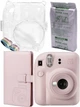 Набор Fujifilm INSTAX Mini 12 Blossom Pink Розовый Фотокамера моментальной печати / Картридж 10 фото / Чехол / Альбом 96 фото - изображение 1