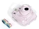 Набор Белый Фотокамера моментальной печати Fujifilm INSTAX Mini 12 Cray White / Чехол прозрачный - изображение 9