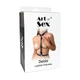 Портупея жіноча Art of Sex - Debbi, натуральна шкіра, розмір XS-2XL, колір чорний - изображение 4
