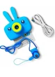 Детская цифровая камера Smart Kids Camera Full HD ГОЛУБАЯ c ушками - изображение 3