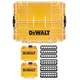 Ящик для инструментов DeWALT для бит системы TSTAK Tough Case М с футляром-2 шт, кассетами для бит 6 шт. (DT70803) - изображение 3