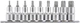 Набор TORX на планке Molder 1/2" CR-V 9 шт. (MT68009) - изображение 1