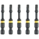 Набір біт DeWALT IMPACT TORSION, ударні, Torx, T25, L=57 мм, 5 шт (DT7396T) - зображення 2