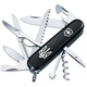 Нож Victorinox Huntsman Ukraine Black "Тризуб" (1.3713.3_T0010u) - изображение 1