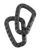 Карабін Kombat UK Tactical Carabiner Чорний (1000-kb-tc-blk) - зображення 1