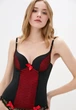 Комплект Moor Moor Adele 2029 Корсет и стринги Черный/Красный 80C/L (14207) - изображение 2
