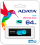 ADATA UV220 64GB USB 2.0 Black (AUV220-64G-RBKBL) - зображення 2