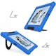 Чехол STR EVA Apple iPad 7 (10.2" экран) детский с кольцом для ношения и подставкой Blue - изображение 5