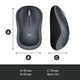 Мишка Logitech M185 Cordless (910-002238) Gray - изображение 11