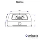 Настольная газовая плита Minola tgh 100 wh - изображение 6