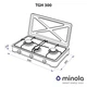 Настольная газовая плита Minola tgh 300 bl - изображение 7