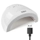 Лампа SUNone 48W з USB LED/UV Nail Lamp для гель лаку Біла (LEDUV365) - зображення 1