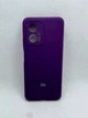 Чехол Silicone Cover Full для Xiaomi Poco X4 GT 5g Фиолетовый Баклажан - изображение 1