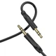 Аудиокабель Borofone BL16 TPE AUX 3.5 мм TRS mini jack 1m Black(BL16B) - изображение 2