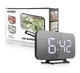 Часы настольные электронные с термометром Digital Clock DS-3625L Белые/White - изображение 1