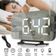 Часы настольные электронные с термометром Digital Clock DS-3625L Белые/White - изображение 2