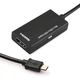 MHL (micro usb 5pin) адаптер дублирование экрана ТВ со смартфона/HDMI (534899216) Черный - изображение 8