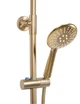 Душовий гарнітур Rea Lungo brush gold, з термостатом (REA-P6604) - зображення 5