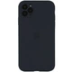 Чохол Silicone Case Full Camera Protective (AA) Apple iPhone 14 Pro Max (6.7") Сірий / Dark Gray Без бренду - зображення 1