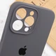 Чохол Silicone Case Full Camera Protective (AA) Apple iPhone 14 Pro Max (6.7") Сірий / Dark Gray Без бренду - зображення 9