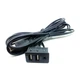 Кабель удлинитель AUX + 2 USB 1.5м для авто магнитолы mp3 адаптера порты панель провод в машину аукс юсб - изображение 2
