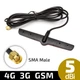 Антенна автомобильная GSM 3G/4G/LTE 5dBi SMA Male папа, выносная 1.5 метра, под стекло, универсальная - изображение 7