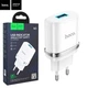 СЗУ HOCO N1 1USB/2.4A + USB - Lightning 12pc, зарядний пристрій, Білий - зображення 3